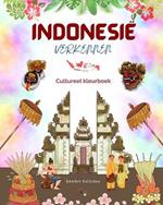 Indonesi? verkennen - Cultureel kleurboek - Klassieke en eigentijdse creatieve ontwerpen van Indonesische symbolen: Oud en modern Indonesi? mixen in ??n geweldig kleurboek