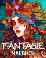 Fantasie Malbuch: 70 Einzigartige Fantasie Charakteren wie Vampir, Elf, Drachen, Gnom, Zauberer