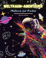 Weltraum-Abenteuer - Malbuch f?r Kinder - Lustige Sammlung von Weltraummotiven: Astronauten, Aliens und vieles mehr!: Kinder f?rdern ihre Kreativit?t und haben Spa? bei der Erkundung des Weltraums