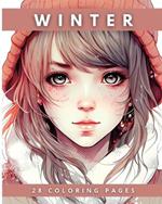 WINTER (Coloring Book): 28 Coloring Pages