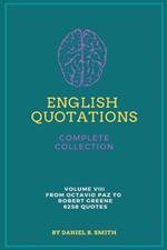 English Quotations Complete Collection: Volume VIII