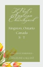 St. Paul's Anglican Churchyard, Kingston, Ontario, Canada S - T
