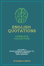 English Quotations Complete Collection: Volume V