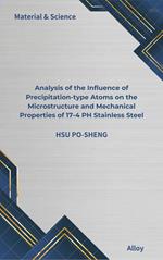 Analysis of the Influence of Precipitation-type Atoms on the Microstructure and Mechanical Properties of 17-4 PH Stainless Steel