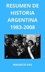 Resumen de Historia Argentina 1983-2008