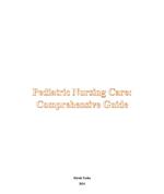 Pediatric Nursing Care: Comprehensive Guide