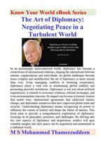 The Art of Diplomacy - Negotiating Peace in a Turbulent World