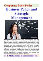 Business Policy and Strategic Management