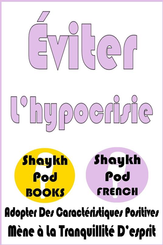 Éviter L’hypocrisie