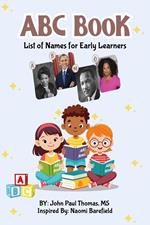 ABC Book: List of Names for Early Learners