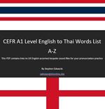 CEFR A1 Level English to Thai Words List