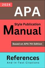 APA Style Publication Manual 7th Edition