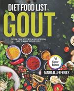 gout diet food list: the low-purine recipes with an easy nutritional guide to manage uric acid levels