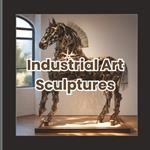 Industrial Art Sculptures: AI Generated Art Book