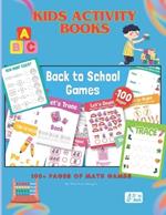 KIDS ACTIVITY BOOK // Coloret Interior: Back to School Games and Activities Book 8.5 x 11 in. Enjoy this affordable Back to School Bundle of +100 kid's activities . Easy bundle packed with lots of ideas and activities!