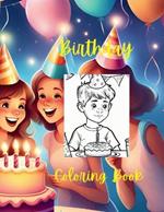 Birthday Coloring Book