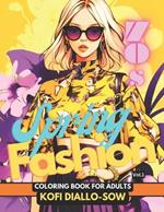 70s Spring Fashion - Coloring Book For Adults Vol.1: Glamorous Hairstyle, Makeup & Cute Beauty Faces, With Stunning Portraits Of Anime Girls & Women in 1970s Seasonal Floral Summer Dresses Gift For Teens Stylists, Students, Vintage Retro Cartoon Lovers