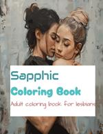 Sapphic Coloring Book: Adult Coloring book for Lesbians