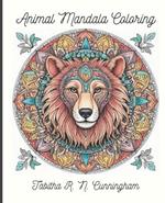 Animal Mandala: Coloring Book for Adults