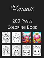 Kawaii Coloring Book: An Adult and Kids Coloring Book Featuring 200 of the World's Cutest Kawaii Pages for Stress Relief and Relaxation Mandalas Zentangle