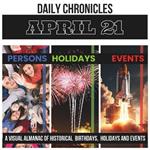 Daily Chronicles April 21: A Visual Almanac of Historical Events, Birthdays, and Holidays