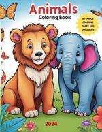 Wild Wonders. Coloring book for kids 4-8 years: Wild Wonders: Exciting Animal Adventures - A Coloring Book for Kids