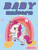 baby unicorn: coloring book