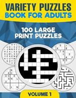 Variety Puzzles book for adult