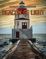 Beacon of Light: 48-Page Coloring Book in Greyscale for Adults. This theme for this book is set around lighthouses. Beautiful seascapes, landscapes, lights, water, and so much more beautiful images to enjoy coloring.