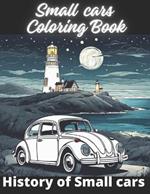 Coloring Book - Cars - Small - History of Small cars - adult coloring book