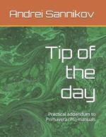 Tip of the day: Practical addendum to Primavera (P6) manuals