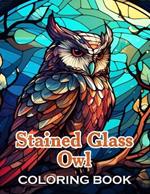 Stained Glass Owl Coloring Book: 100+ New Designs for All Ages