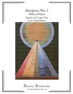 Altarpiece No. 1 Cross Stitch Pattern - Hilma af Klint: Regular and Large Print Chart