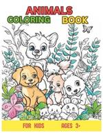 Animals Coloring Book For Kids: Ages 3+