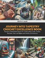 Journey into Tapestry Crochet Excellence Book: Revealing 6 Remarkable Designs for Crafting Bags, Cowls, Chokers, Bracelets, Hats, and Slippers with Artistry and Innovation