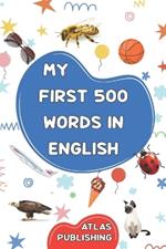 My first 500 words in English: A visual dictionary of the English language - My first picture book on everyday themes to learn English for children, teenagers and adult beginners - The most common illustrated words in English