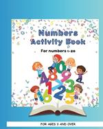 Numbers Activity Book: filled with 40 pages of number activities designed to help with counting, writing, and recognising numbers up to 20