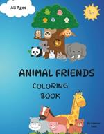 Animal Friends Coloring Book