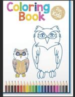 Large Print Easy Color book 8.5 inch x 11 inch, 152 pages - Calm (Stress Free Coloring Book )