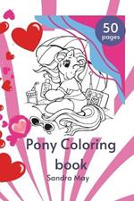 Pony coloring book