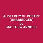 Austerity Of Poetry (Unabridged)