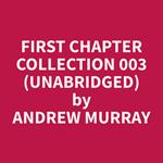 First Chapter Collection 003 (Unabridged)