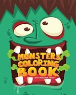 Monsters Coloring Book (With Monster Jokes!)