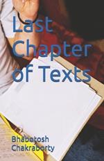 Last Chapter of Texts