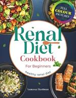 Renal Diet Cookbook for Beginners: Delicious Low-Sodium Recipes to Manage Kidney Disease 14-Day Meal Plan Included plus BONUSES FULL COLOUR