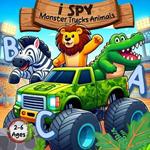 I Spy Monster Trucks Animals: An Alphabet Adventure. Learn Letters and Discover Animals with Monster Trucks! Perfect for Kids and Toddlers Ages 2-6.