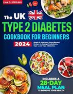 Type 2 Diabetes Cookbook for Beginners: Simple & Delicious, Expert-Backed Recipes to Manage Prediabetes, Type 1, and Type 2 Diabetes. Includes a 28-Day Meal Plan to Improve Your Health