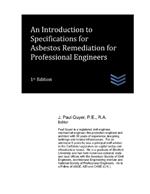 An Introduction to Specifications for Asbestos Remediation for Professional Engineers