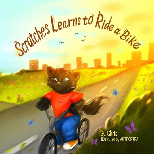 Scratches Learns To Ride A Bike