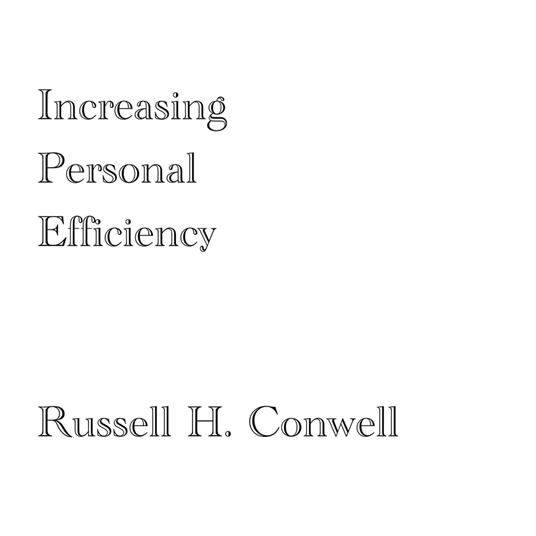 Increasing Personal Efficiency